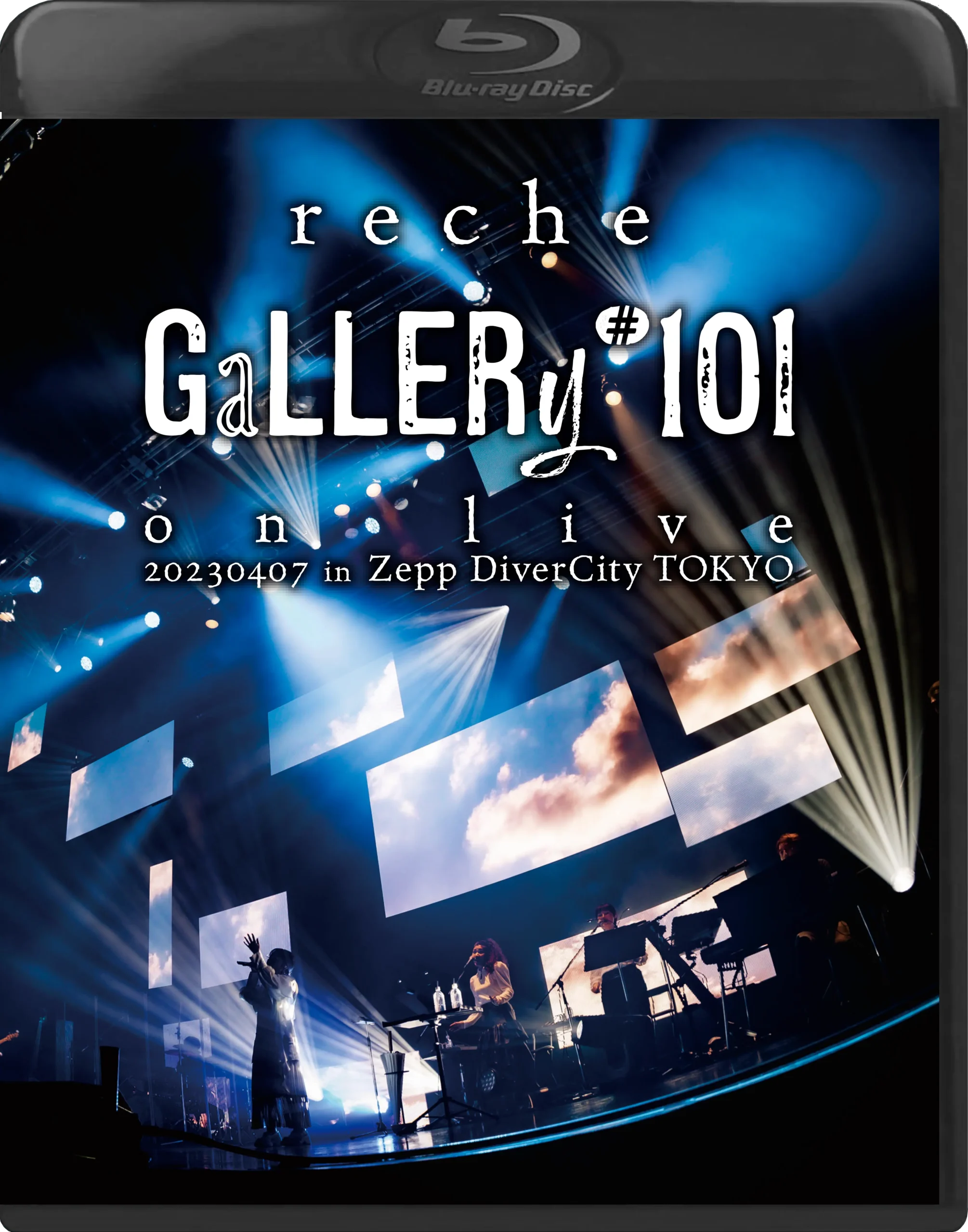 reche 「gallery#101 on live 20230407 in Zepp DiverCity TOKYO」 BD（レギュラー盤）